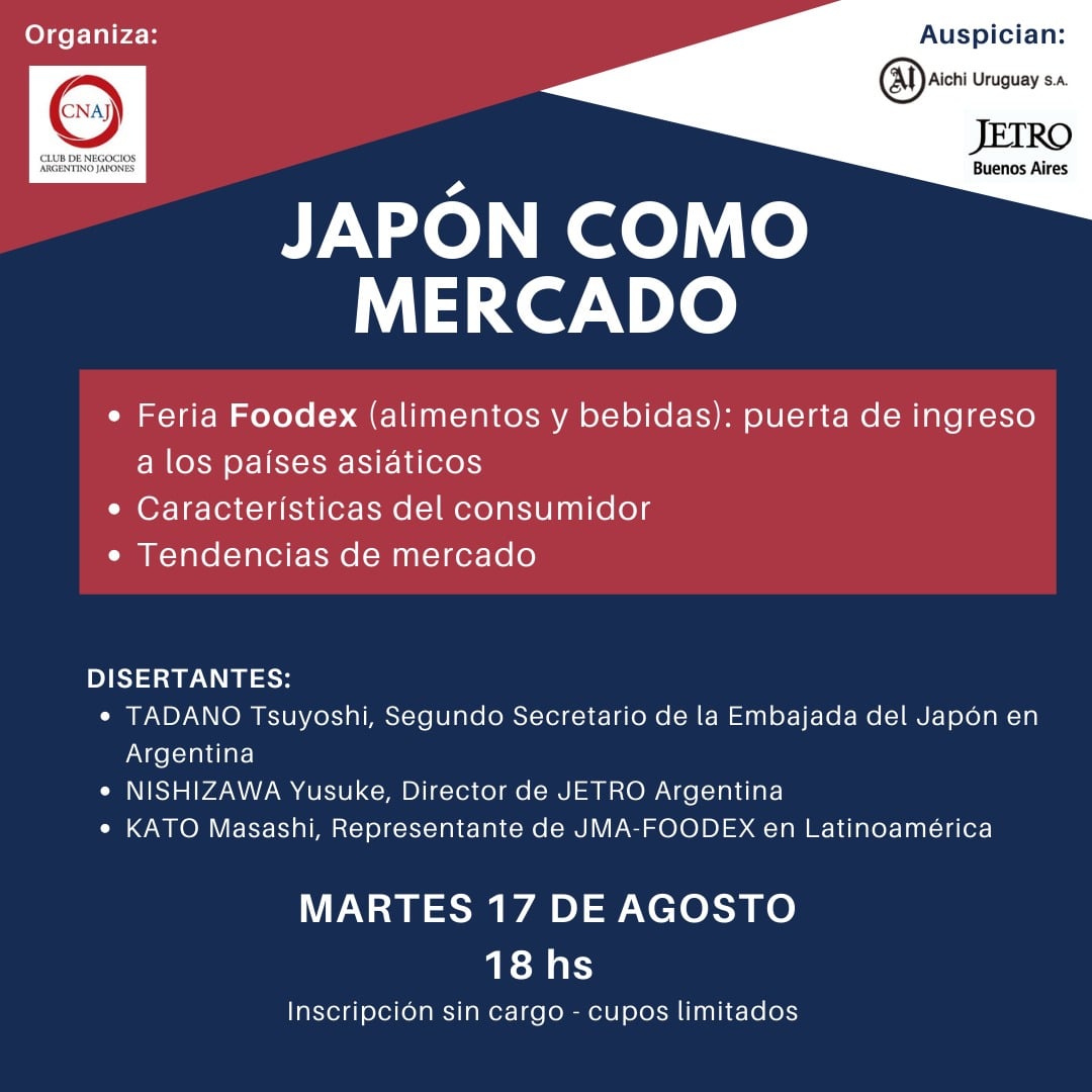 JAPÓN COMO MERCADO - Club de Negocios Argentino Japonés-